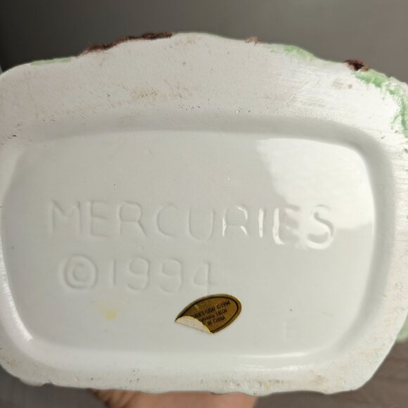 Vintage Mercuries Harvest Tea Set Teapot Cups Plates Farmhouse Cow Sheep Sun - Picture 9 of 16